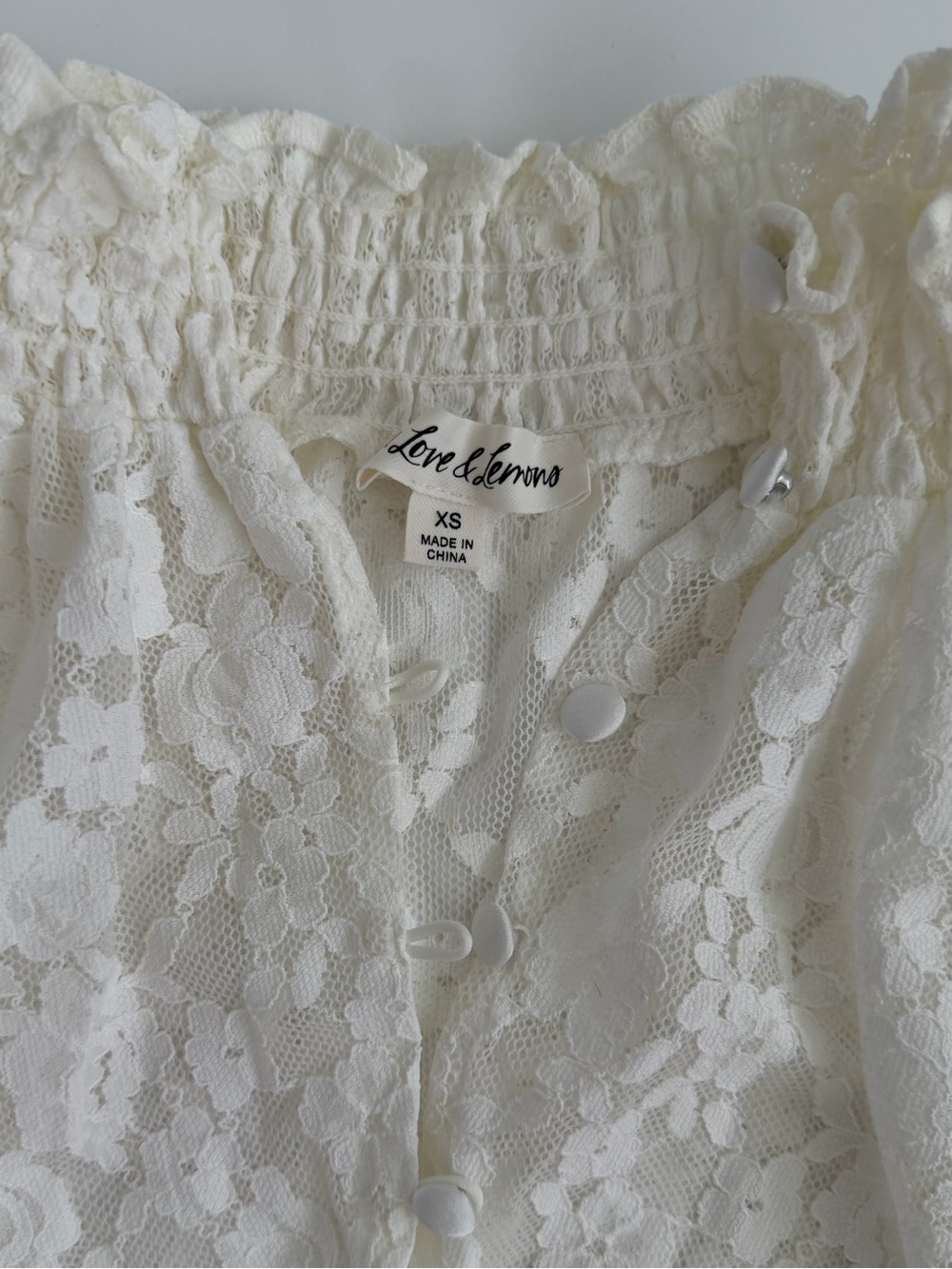 For Love and Lemons x Victoria’s Secret Lace Violetta Lace Top - Picture 8 of 12